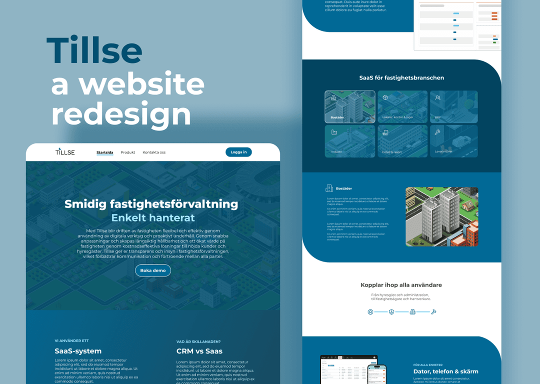 Tillse Project Mockup