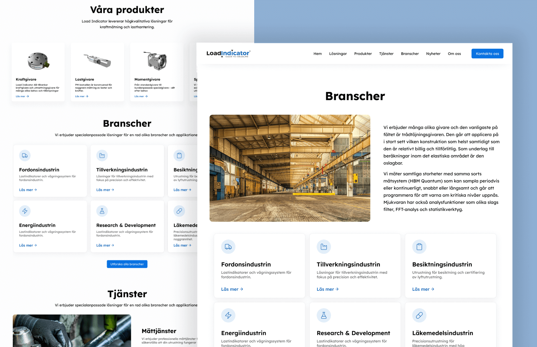 Loadindicator dashboard